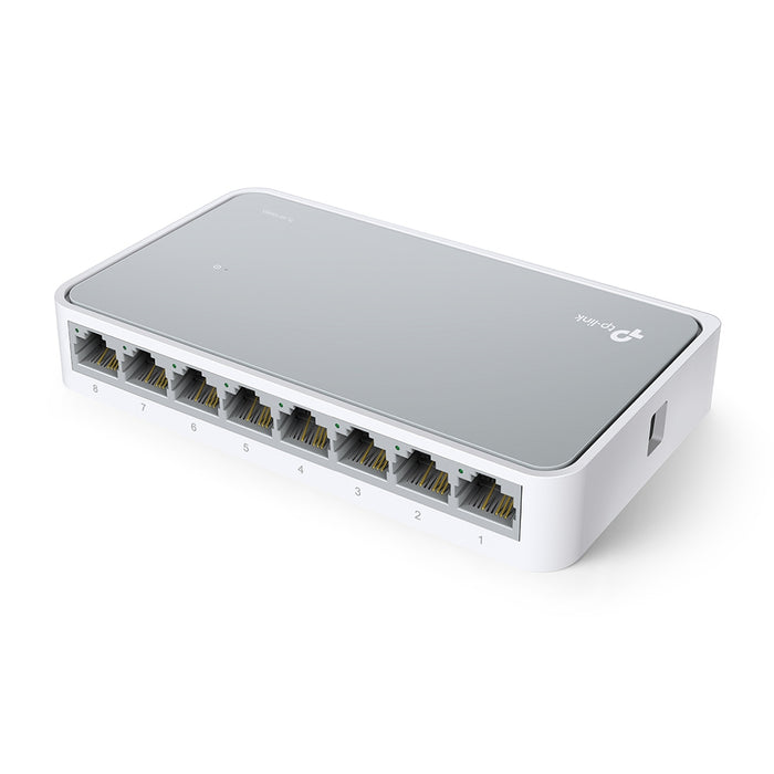 TP-Link TL-SF1008D, Unmanaged, Fast Ethernet (10/100), Full duplex