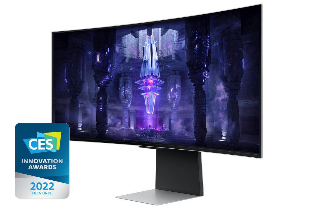 Samsung LS34BG850SUXXU, 86.4 cm (34"), 3440 x 1440 pixels, UltraWide Quad HD, OLED, 0.03 ms, Silver