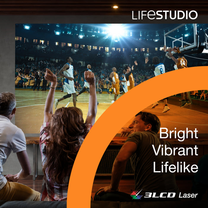 Epson Lifestudio Grand Plus EH-LS970W - Diamond White, 4000 ANSI lumens, 3LCD, UHD 4K (3840x2160), 2000:1, 16:9, 2032 - 3810 mm (80 - 150")