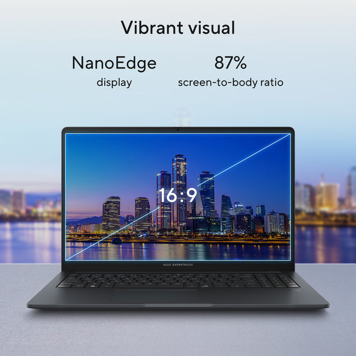 ASUS ExpertBook B1 Intel Core 5 120U 16GB RAM 256GB SSD 15.6" Windows 11 Pro Business Laptop, Intel Core 5, 39.6 cm (15.6"), 1920 x 1080 pixels, 16 GB, 256 GB, Windows 11 Pro