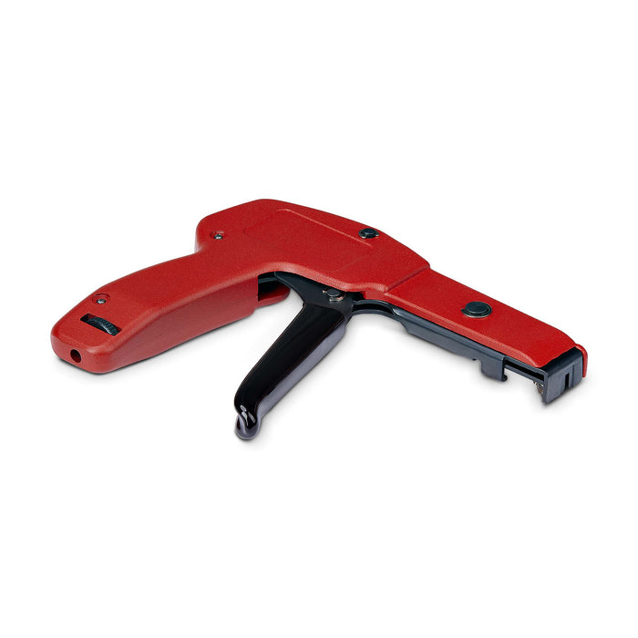 StarTech.com Nylon Cable Tie Gun, Zip Tie Cable Installation and Cutter Tool, Zip Tie Tensioning/Tightener, Works with Nylon Zip Ties 2.4mm to 4.8mm, TAA Compliant, Nylon, Red, 2.4 - 4.8 mm, Aluminium, Steel, 127 mm, 156 mm