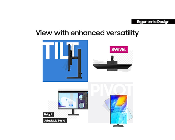 Samsung LS32D800EAU, 81.3 cm (32"), 3840 x 2160 pixels, 4K Ultra HD, LCD, 5 ms, Black