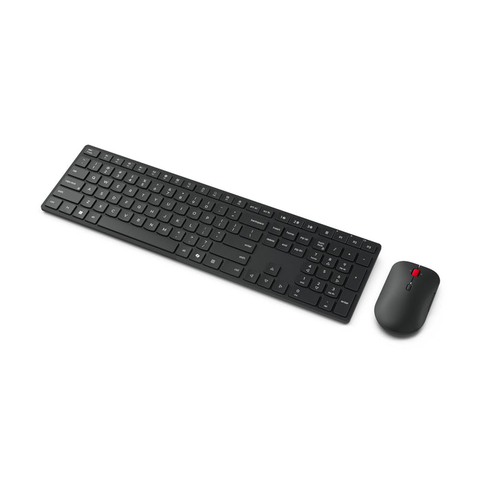 Lenovo 4X31S04847, Full-size (100%), Wireless, RF Wireless + Bluetooth, Black, Mouse included