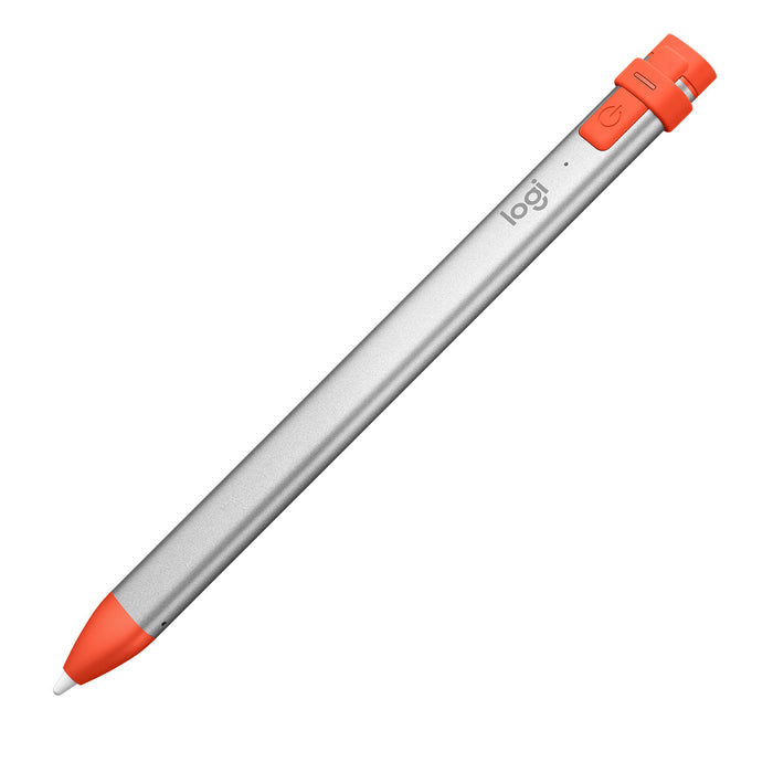 Logitech Crayon, Tablet, Apple, Orange, Silver, iPad 6th, Orange, Built-in