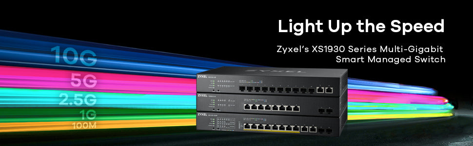 Zyxel XS1930-10-ZZ0101F, Managed, L3, 10G Ethernet (100/1000/10000), Rack mounting