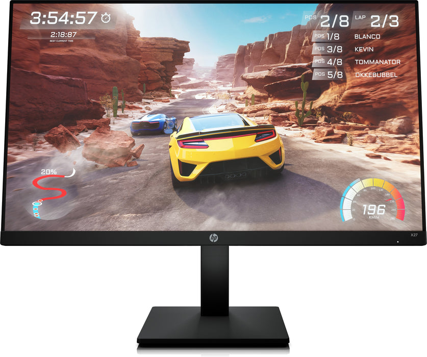 HP X27, 68.6 cm (27"), 1920 x 1080 pixels, Full HD, 5 ms, Black