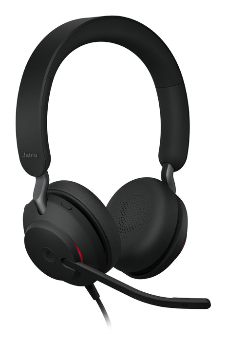 Jabra Evolve2 40 SE, Wired, Office/Call center, 168.5 g, Headset, Black