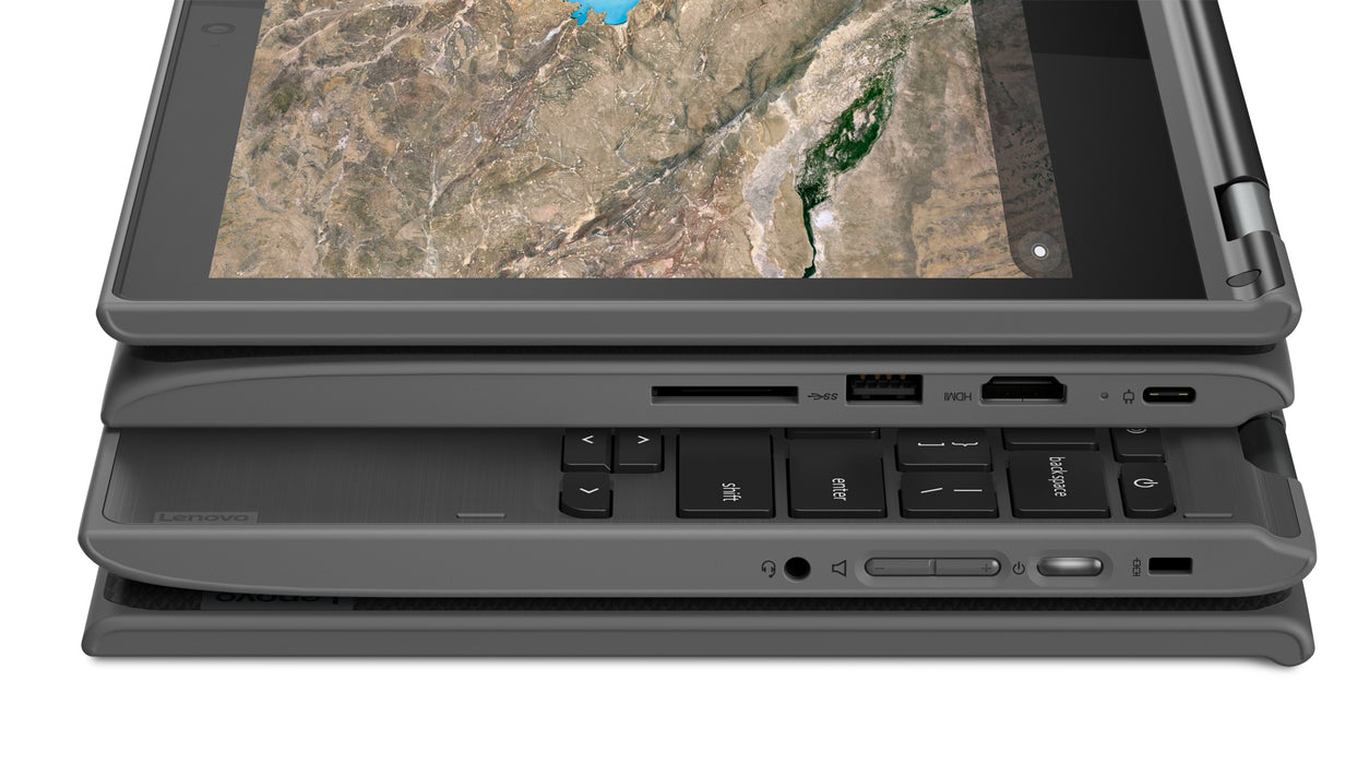 Lenovo 300e Chromebook 2nd Gen, Intel® Celeron® N, 1.1 GHz, 29.5 cm (11.6"), 1366 x 768 pixels, 4 GB, 32 GB