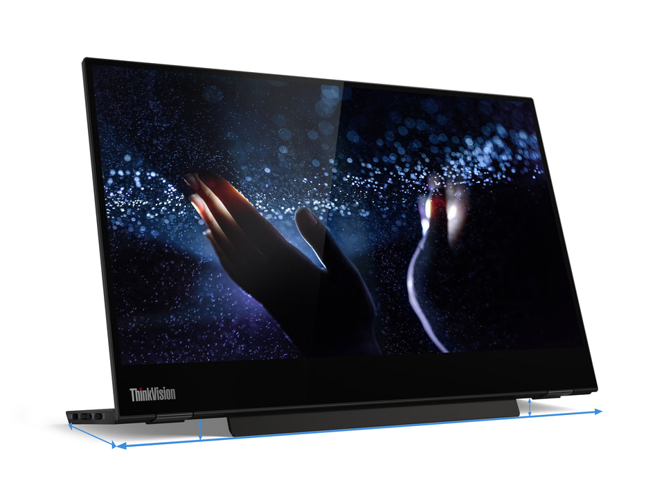 Lenovo M14t, 35.6 cm (14"), 1920 x 1080 pixels, Full HD, LED, 8 ms, Black