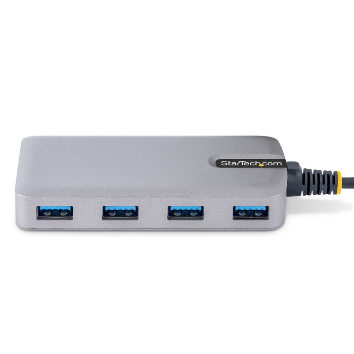 StarTech 4 Port USB Hub, USB 3.0 (5Gbps), Bus Powered, USB-A to 4x USB-A Hub w/ Optional Auxiliary Power Input, Portable Desktop/Laptop USB Hub, 1ft/30cm Cable, USB Expansion Hub (5G4AB-USB-A-HUB)