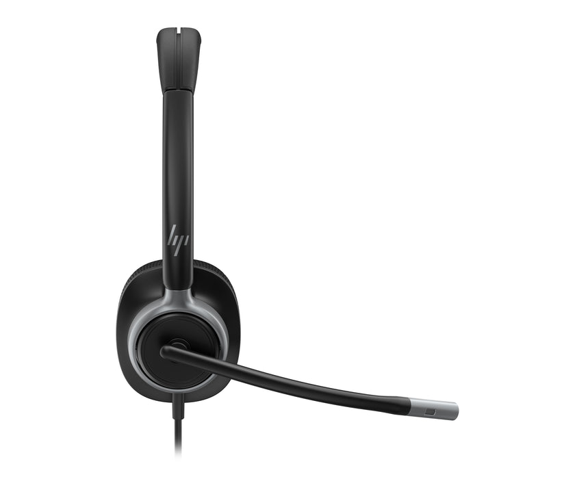 HP Poly Mission 615 Monaural USB Wired Headset (Bulk), Wired, Office/Call center, 117.5 g, Headset, Black
