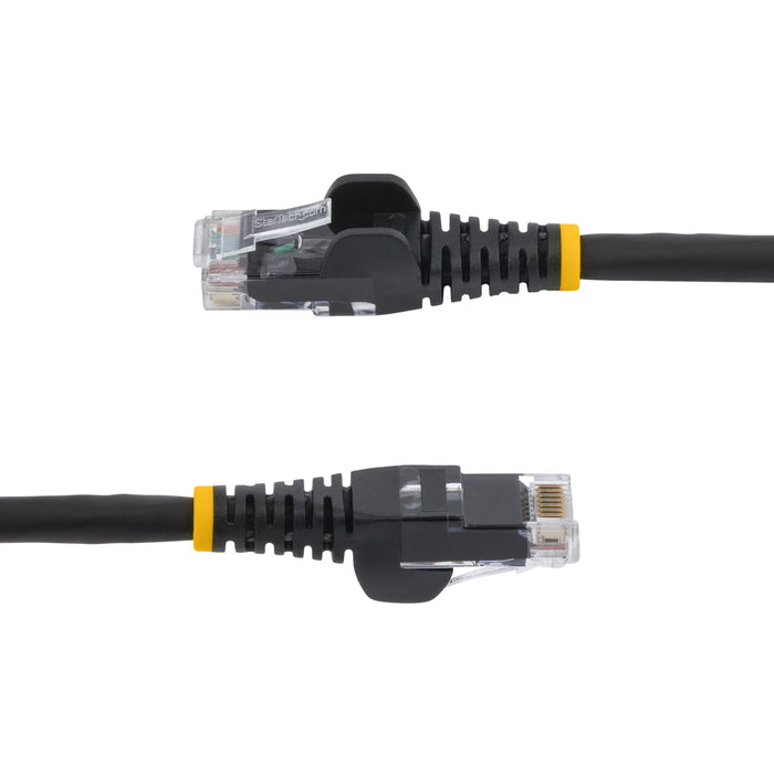 StarTech.com 50cm CAT6 Ethernet Cable - LSZH (Low Smoke Zero Halogen) - 10 Gigabit 250Mhz 100W PoE RJ45 10GbE UTP Network Patch Cord Snagless with Strain Relief - Black, CAT 6, ETL Verified, 24AWG, 0.5 m, Cat6, U/UTP (UTP), RJ-45, RJ-45, Black