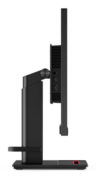 Lenovo ThinkVision P24h-2L + MC 50, 60.5 cm (23.8"), 2560 x 1440 pixels, Quad HD, LED, 6 ms, Black