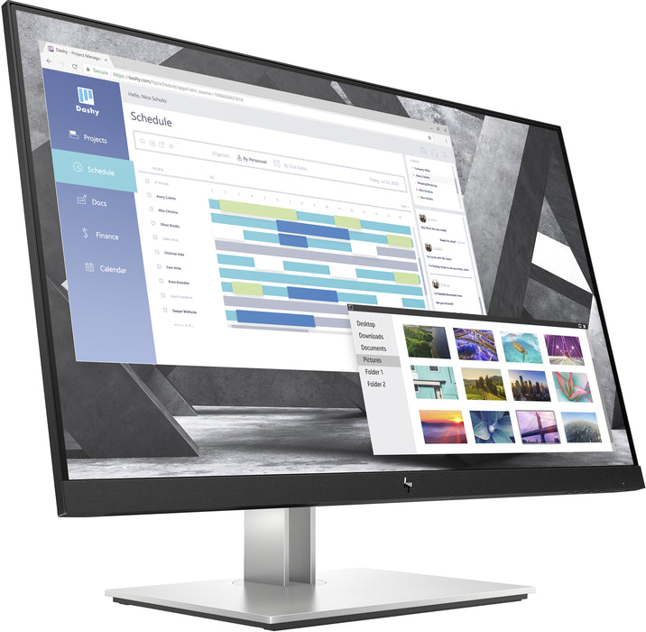 HP E-Series E27q G4 QHD Monitor, 68.6 cm (27"), 2560 x 1440 pixels, Quad HD, LCD, 5 ms, Black