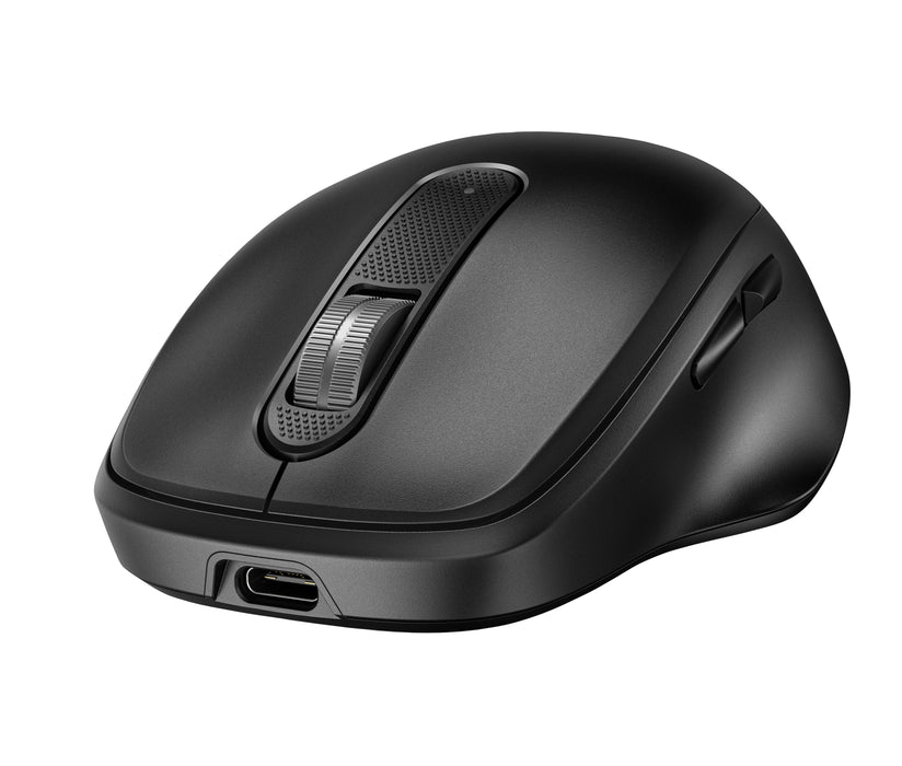 HP 510 Ultra-Fast Rechargeable Wireless Mouse, Ambidextrous, RF Wireless, 4000 DPI, Black