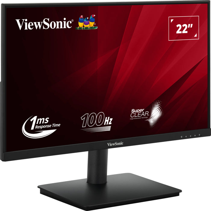 Viewsonic VA220-H, 55.9 cm (22"), 1920 x 1080 pixels, Full HD, LED, 1 ms, Black