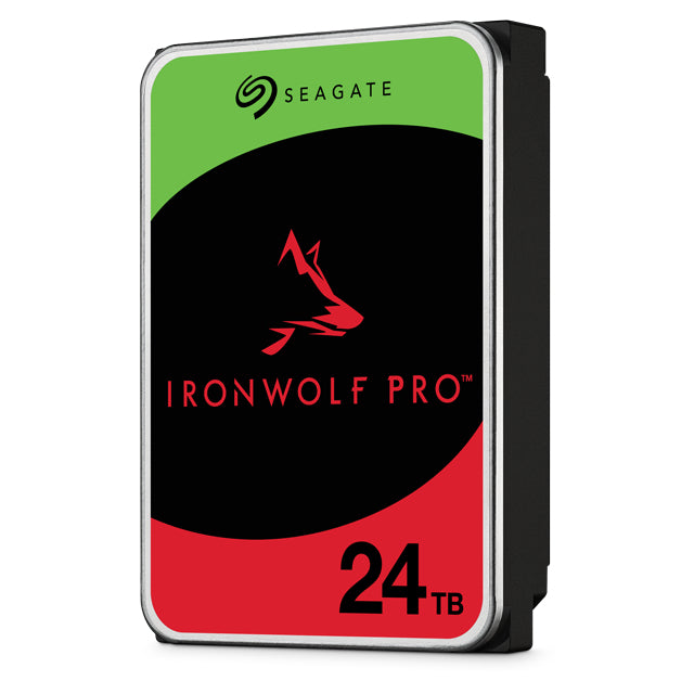 Seagate IronWolf Pro ST24000NT002, 24 TB, 7200 RPM, 512 MB, 3.5", Serial ATA III