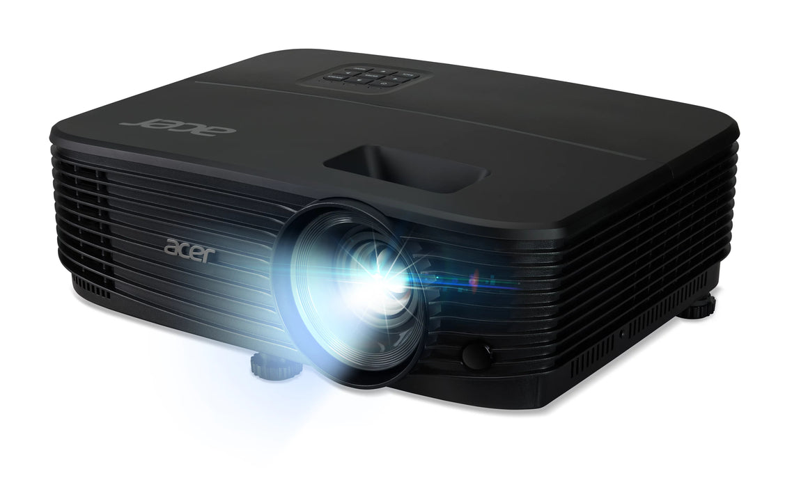 Acer Essential X1123HP DLP projector - 3D - 4000 lumens - SVGA (800 x 600) - 4:3, 4000 ANSI lumens, DLP, SVGA (800x600), 20000:1, 4:3, 584.2 - 7620 mm (23 - 300")