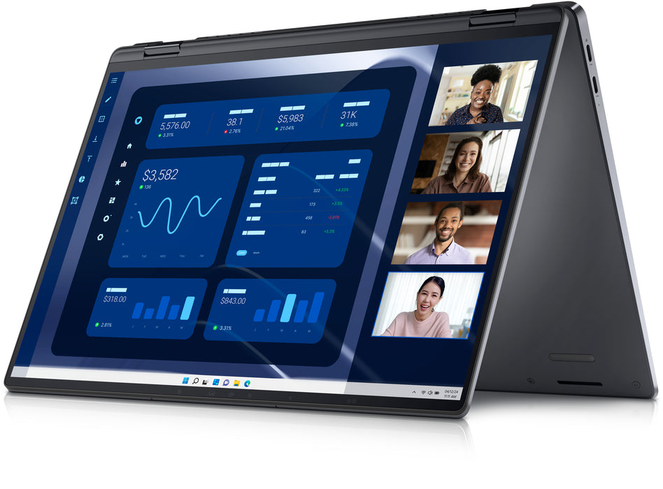 DELL Latitude 9450 2-in-1, Intel Core Ultra 7, 35.6 cm (14"), 2560 x 1600 pixels, 32 GB, 1 TB, Windows 11 Pro