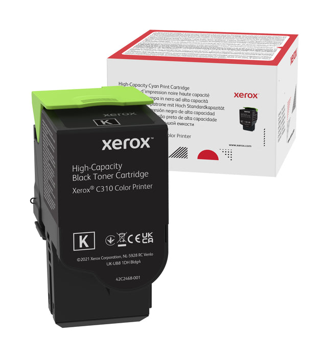 Xerox Genuine ® C310 Color Printer/C315 Color Multifunction Printer Black High capacity Toner Cartridge (8000 Pages) - 006R04364, 8000 pages, Black, 1 pc(s)