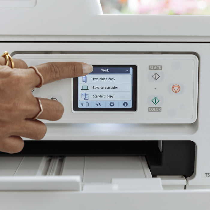 Canon PIXMA TS7750i, Inkjet, Colour printing, 1200 x 1200 DPI, Colour copying, A4, White
