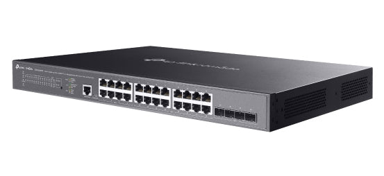 TP-Link Omada SG3428XMPP, Managed, L2+, Gigabit Ethernet (10/100/1000), Power over Ethernet (PoE), Rack mounting, 1U