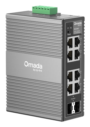 TP-Link Omada IES208G, Managed, Gigabit Ethernet (10/100/1000), Wall mountable