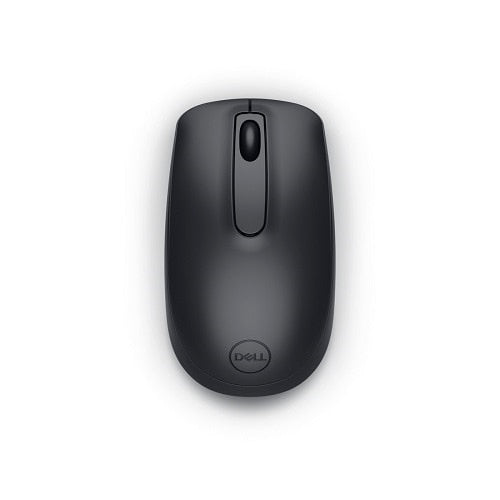 DELL WM118, Ambidextrous, Optical, RF Wireless, 1000 DPI, Black