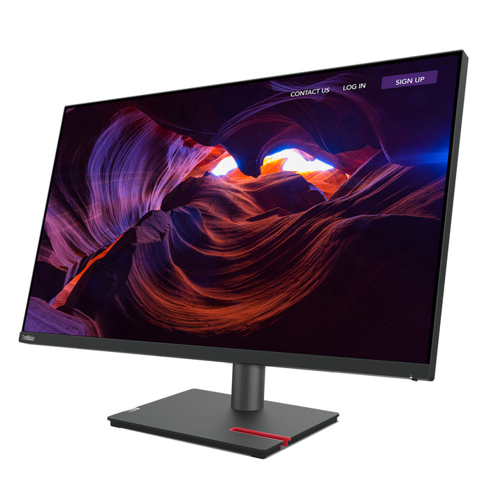 Lenovo ThinkVision P32p-30, 80 cm (31.5"), 3840 x 2160 pixels, 4K Ultra HD, LED, 6 ms, Black