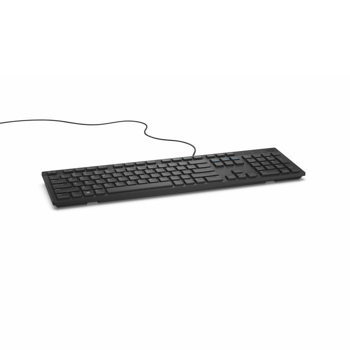 DELL KB216, Full-size (100%), Wired, USB, QWERTY, Black