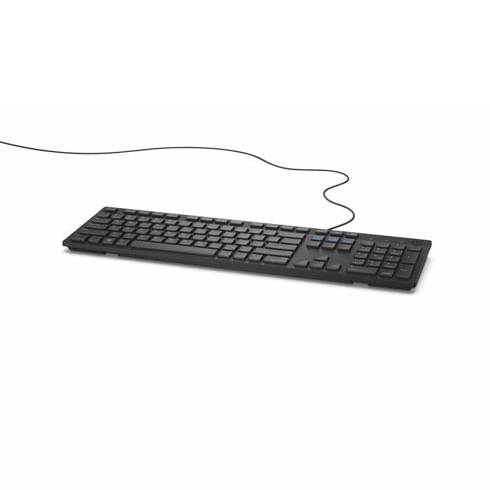 DELL KB216, Full-size (100%), USB, QWERTY, Black