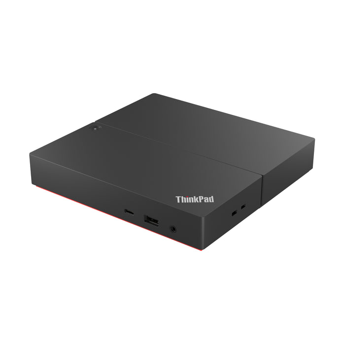Lenovo ThinkSmart SmartDock, Wired, USB 3.2 Gen 2 (3.1 Gen 2) Type-C, 60 W, 100,1000 Mbit/s, Black, 3840 x 2160 pixels