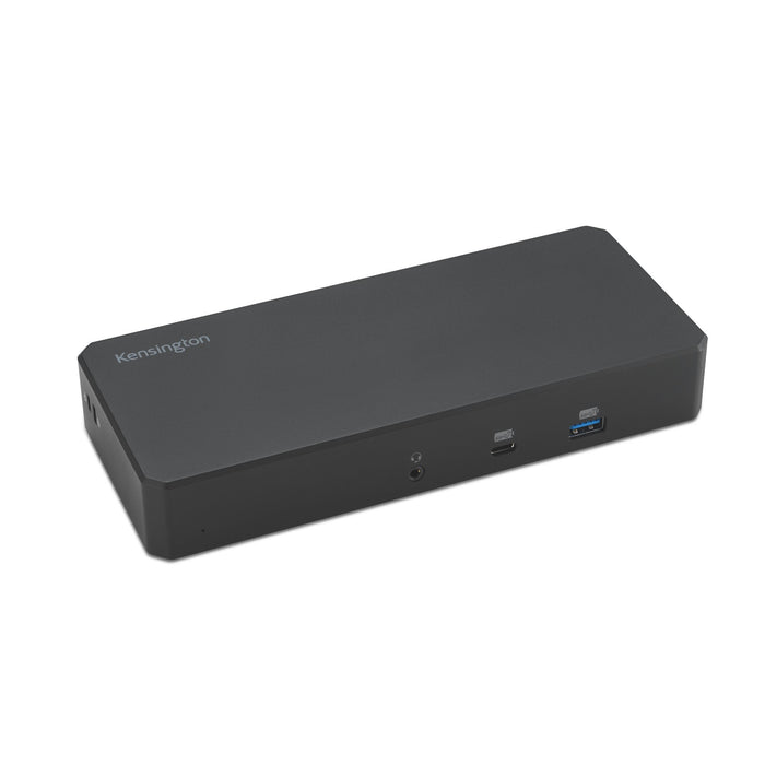 Kensington SD4843P EQ USB-C 10Gbps Triple Video Driverless Dock, 100 W, 10,100,1000 Mbit/s, 10 Gbit/s, 4K Ultra HD, 1 pc(s), 145 mm