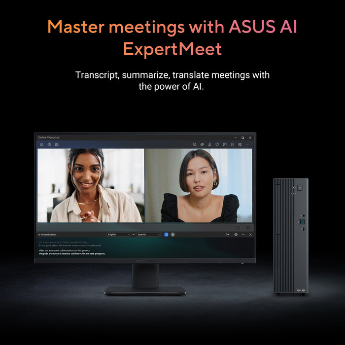 ASUS ExpertCenter PM700SK-0R5330012X, 2 GHz, AMD Ryzen™ AI 5, 330, 16 GB, 512 GB, Windows 11 Pro