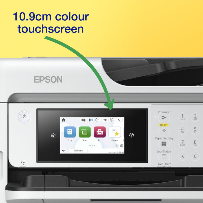 Epson WorkForce Pro WF-C5890DWF Printer, Inkjet, Colour printing, 4800 x 1200 DPI, A4, Direct printing, Black, Grey