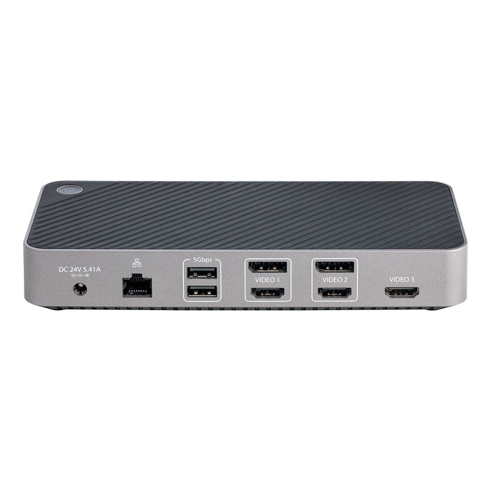 StarTech USB-C Triple Monitor Docking Station for MacBook Pro / Air M1 M2 M3 M4 M5 & Windows, Universal 4K HDMI DP Dock, Thunderbolt Compatible, 100W Laptop Charging