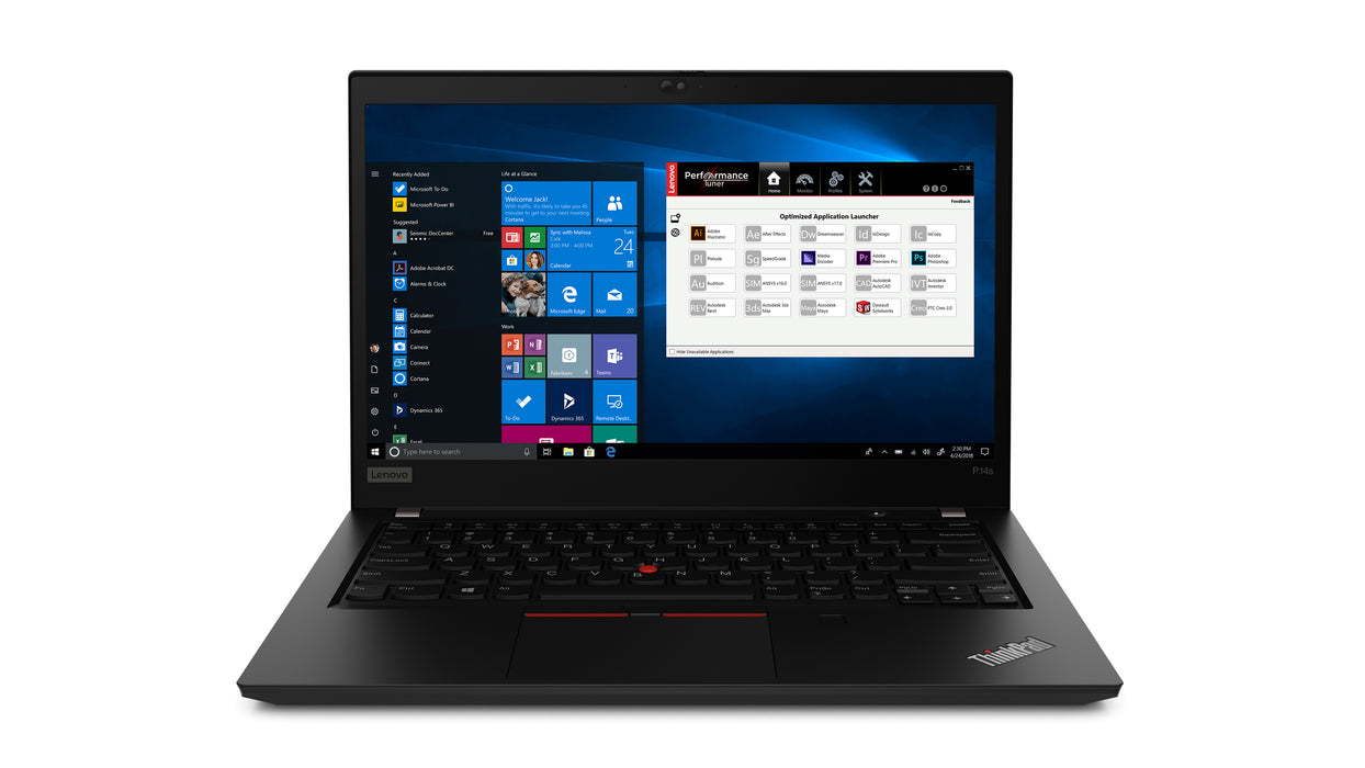Lenovo ThinkPad P14s Gen 1 (Intel), Intel® Core™ i7, 1.8 GHz, 35.6 cm (14"), 1920 x 1080 pixels, 16 GB, 512 GB