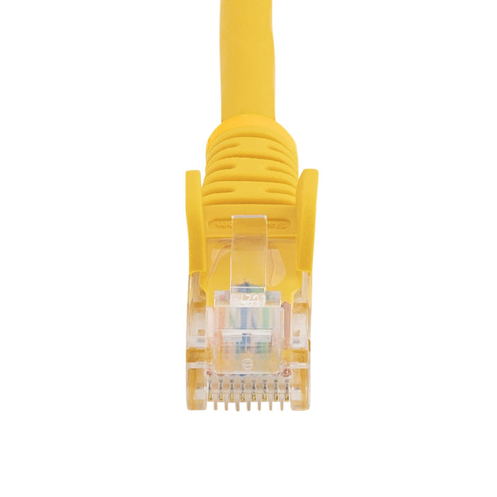 StarTech.com Cat5e Ethernet Patch Cable with Snagless RJ45 Connectors - 0.5 m, Yellow, 0.5 m, Cat5e, U/UTP (UTP), RJ-45, RJ-45, Yellow