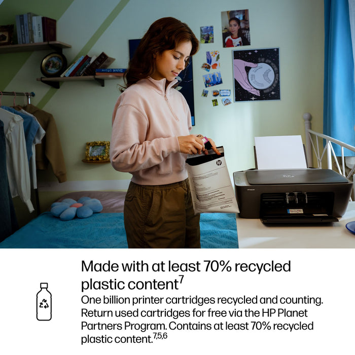 HP DeskJet 2910 Wireless All-in-One Color Printer, Instant Ink, Thermal inkjet, Colour printing, 4800 x 1200 DPI, Colour copying, A4, Grey