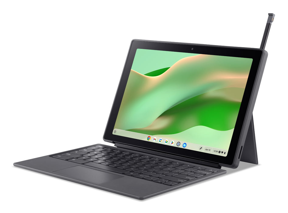 Acer Chromebook Tab 311 D723N - 11" WUXGA Touchscreen, MediaTek Kompanio 520, 8GB, 128GB, Portfolio Keyboard and Active Stylus Tablet, 27.9 cm (11"), 1920 x 1200 pixels, 128 GB, 8 GB, ChromeOS, Silver