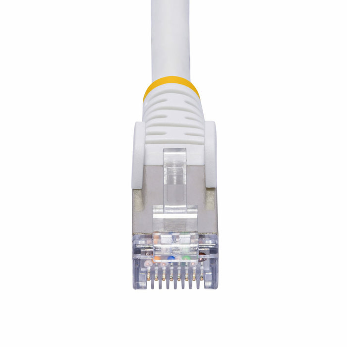 StarTech.com 5m White CAT8 Ethernet Cable, Snagless RJ45, 25G/40G, 2000MHz, 100W PoE++, S/FTP, 26AWG Pure Bare Copper Wire, LSZH, Shielded Network Patch Cord w/Strain Reliefs, Individually Tested, 5 m, Cat8, S/FTP (S-STP), RJ-45, RJ-45, White