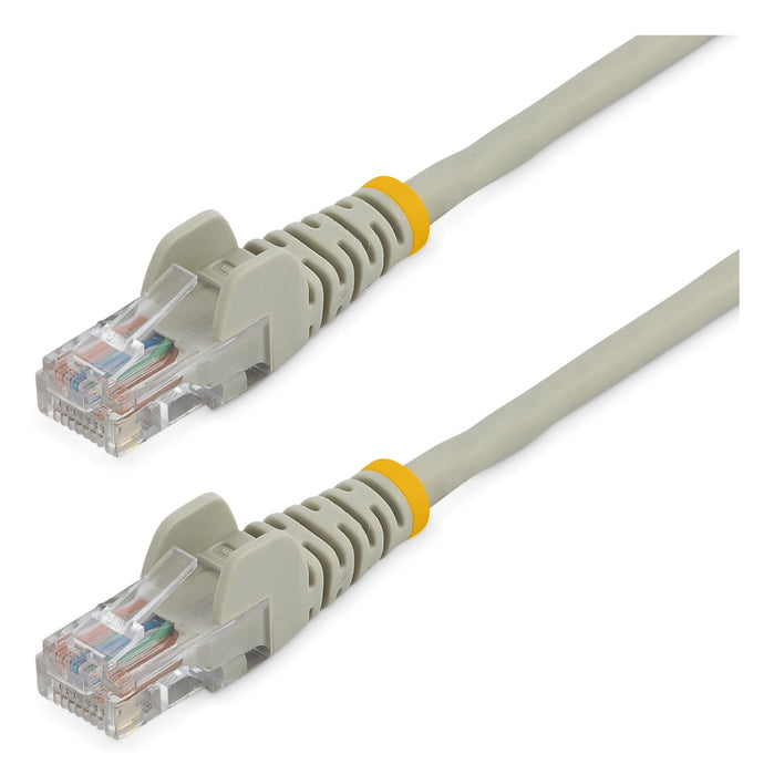 StarTech.com Cat5e Patch Cable with Snagless RJ45 Connectors - 2m, Gray, 2 m, Cat5e, U/UTP (UTP), RJ-45, RJ-45, Grey