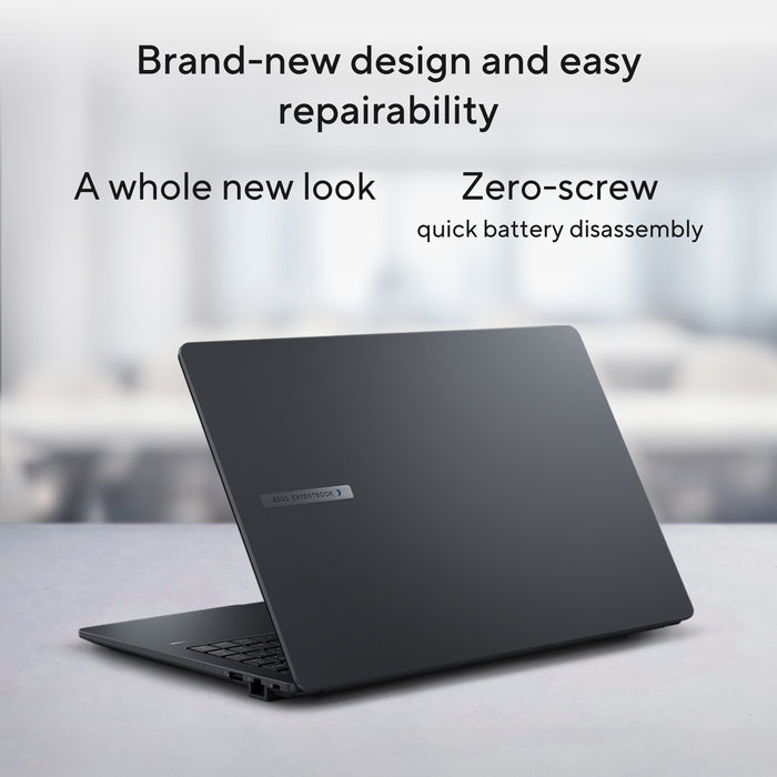 ASUS ExpertBook B1 Intel Core 5 120U 16GB RAM 256GB SSD 15.6" Windows 11 Pro Business Laptop, Intel Core 5, 39.6 cm (15.6"), 1920 x 1080 pixels, 16 GB, 256 GB, Windows 11 Pro
