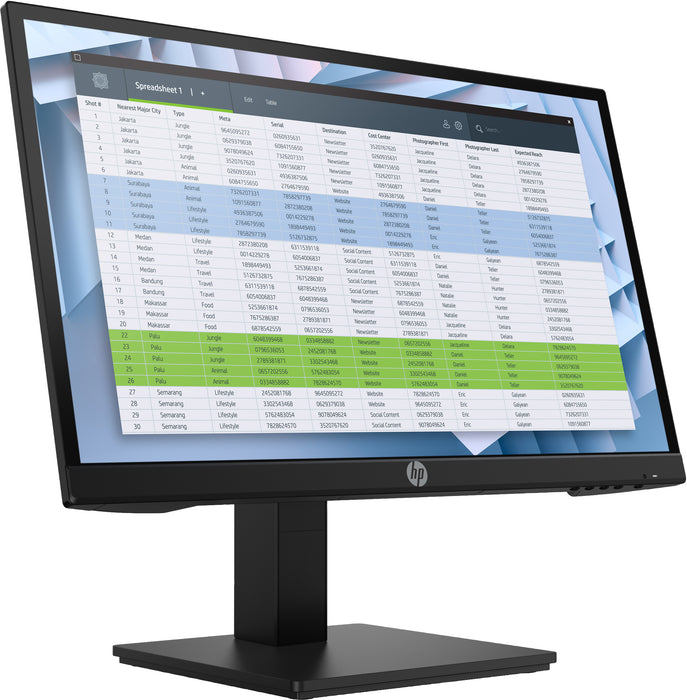 HP P22h G4, 54.6 cm (21.5"), 1920 x 1080 pixels, Full HD, LCD, 5 ms