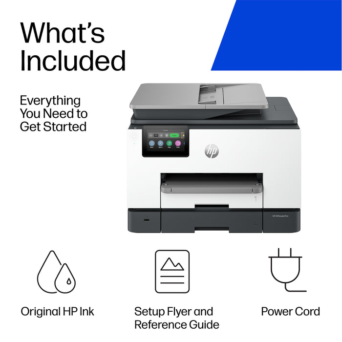 HP OfficeJet Pro 9135 Wireless All-in-One Color Printer, Two-sided printing; Copier, Scanner, Thermal inkjet, Colour printing, 4800 x 1200 DPI, A4, Direct printing, Grey