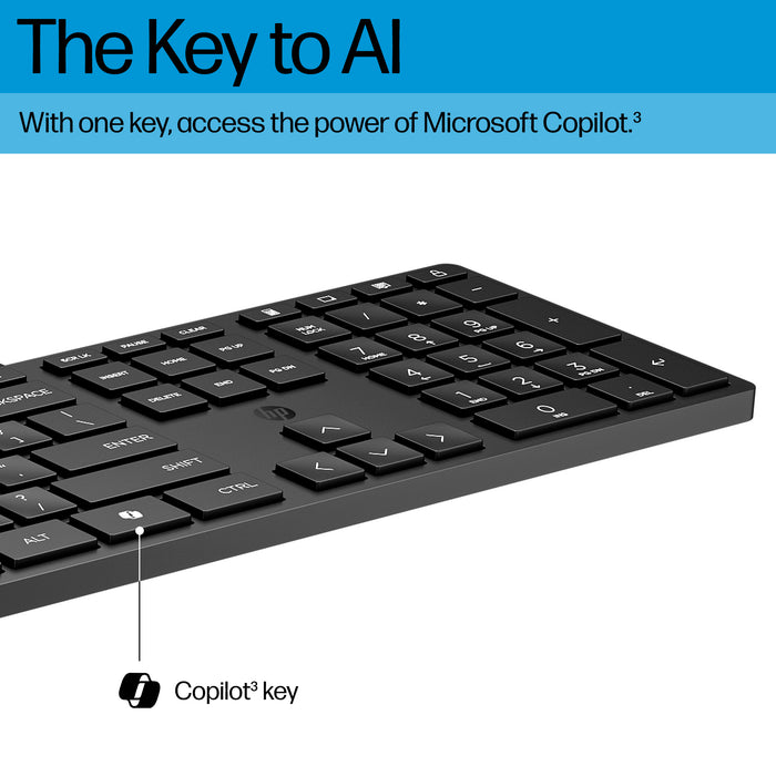 HP Wired Desktop 320MK Mouse and Keyboard, Full-size (100%), Wired, USB, Black, Mouse included