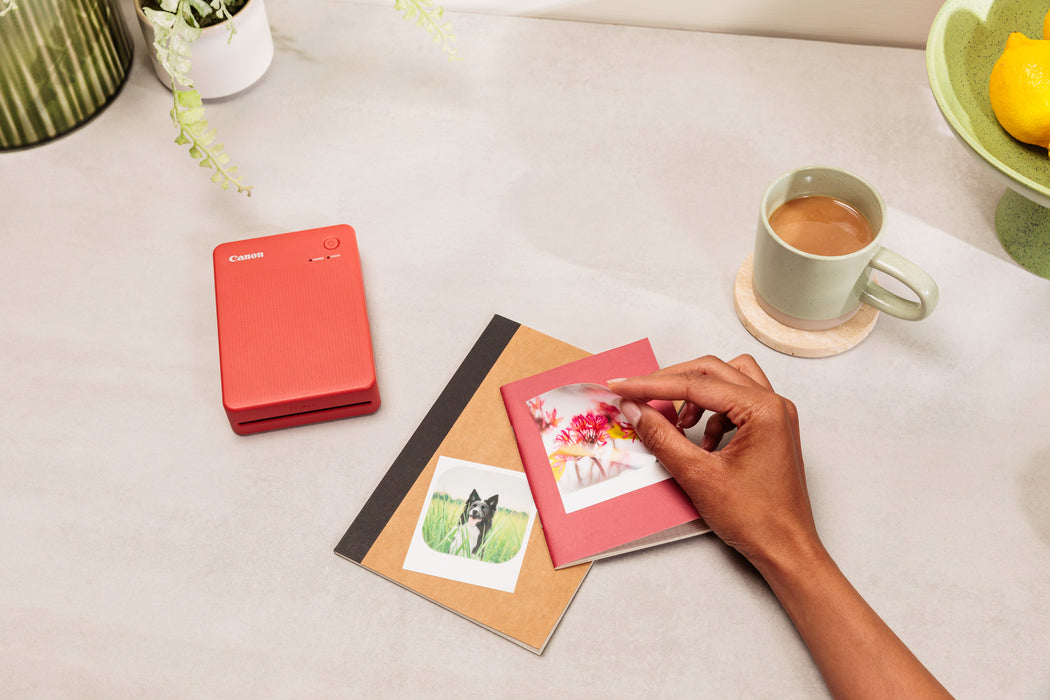 Canon SELPHY QX20 RD, Dye-sublimation, 287 x 287 DPI, 2.8" x 3.3" (7.2x8.5cm), Borderless printing, Wi-Fi, Bluetooth