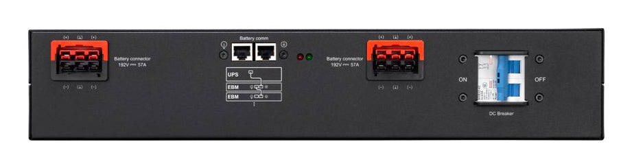 Eaton 9PX EBM 192V RT2U G2, 192 V, Black, Silver, IEC/EN 62040-1 IEC/EN 62040-2 IEC/EN 62040-3 ENERGY STAR certified CE cULus UKCA Cm Ukr RCM, Lithium-Ion (Li-Ion), 438 mm, 85.3 mm