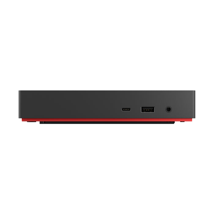 Lenovo ThinkSmart SmartDock, Wired, USB 3.2 Gen 2 (3.1 Gen 2) Type-C, 60 W, 100,1000 Mbit/s, Black, 3840 x 2160 pixels