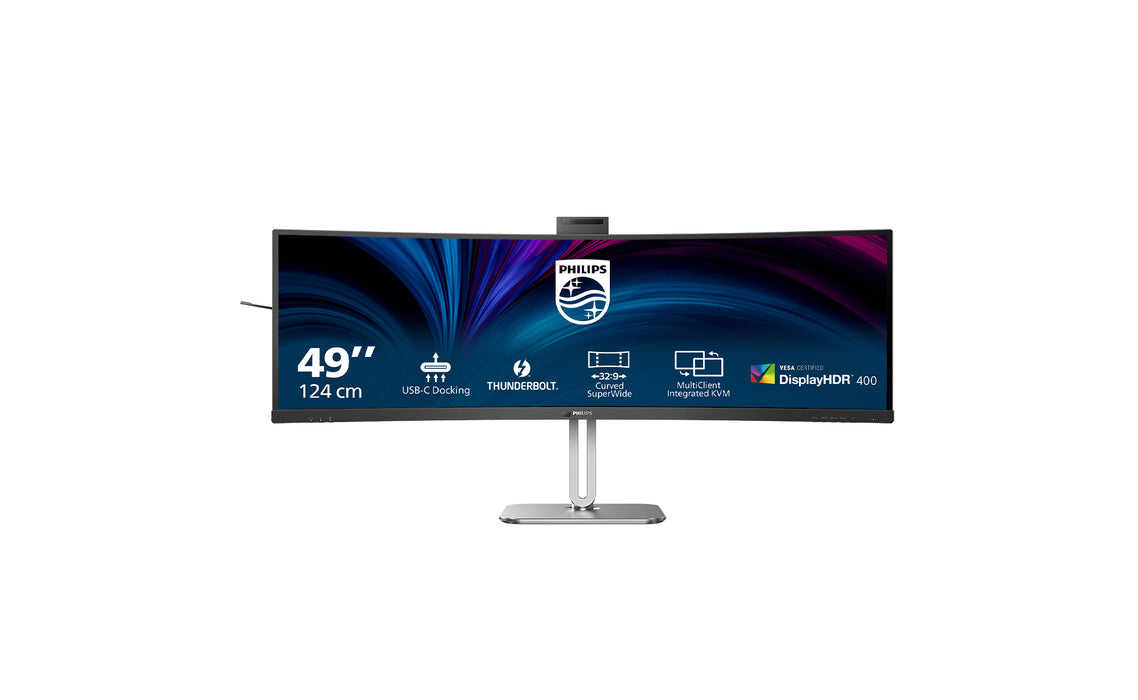 Philips 49B2U6903CH/00, 124 cm (48.8"), 5120 x 1440 pixels, Dual QHD, LCD, 4 ms, Grey